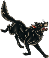 Mark Gowen wolf logo
