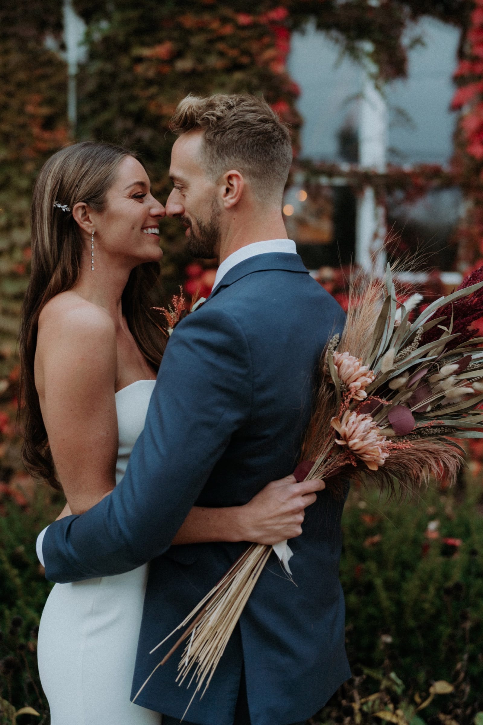 Candid wedding moment from Nick and Kelsie's Starline Factory wedding