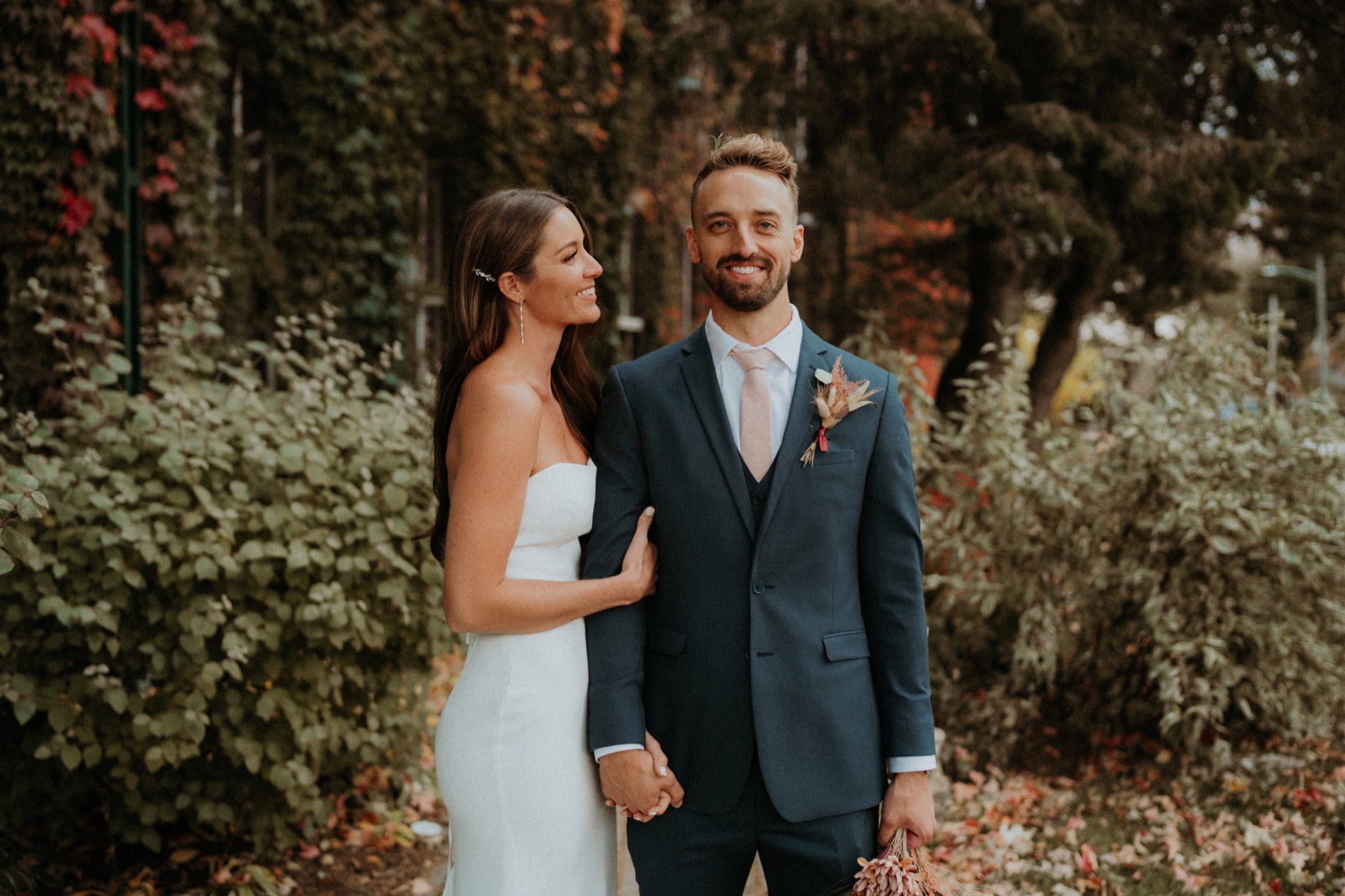 Honest reception moment from Nick and Kelsie's Starline Factory wedding