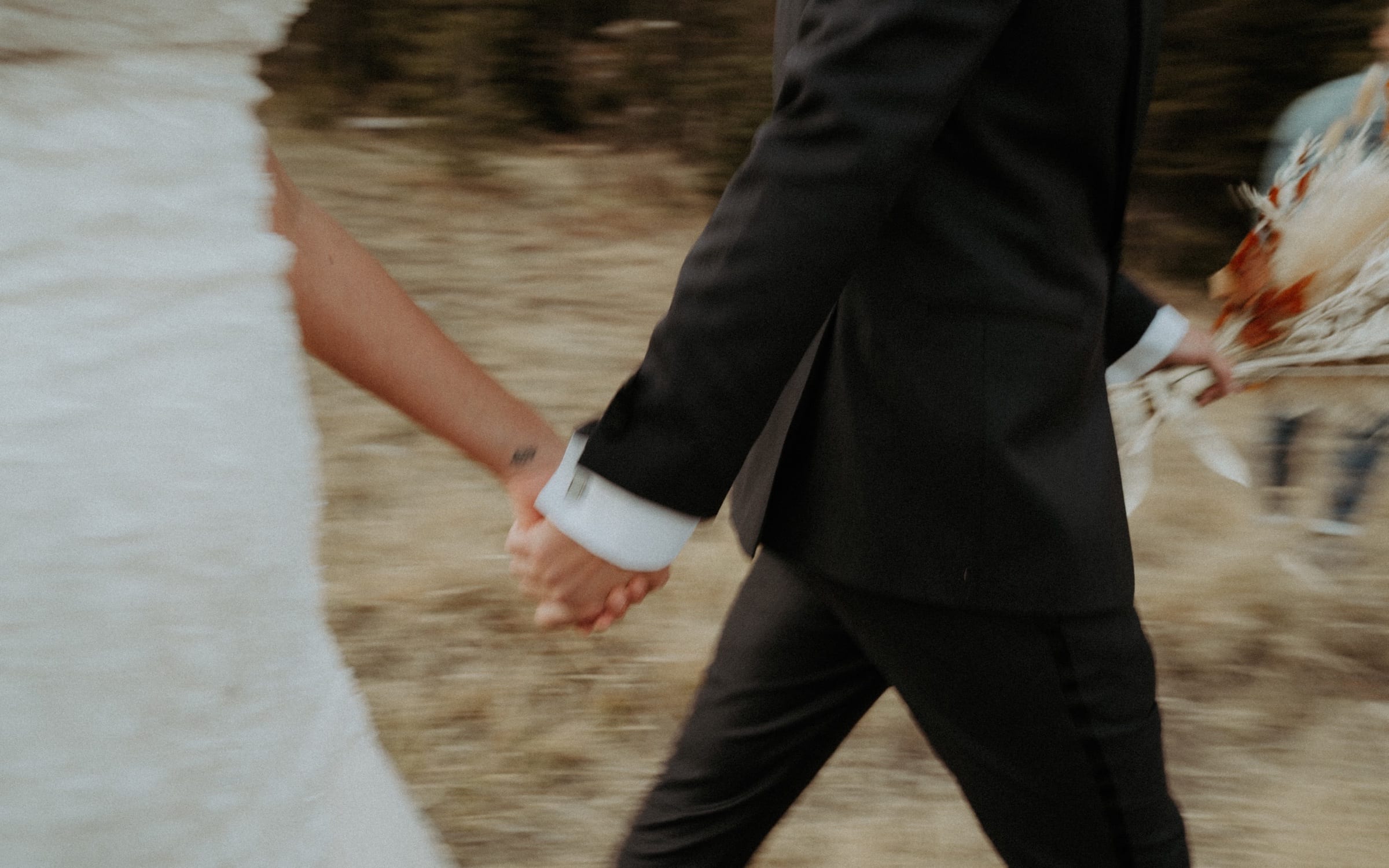 Emotional wedding moment from Sam and Savanna's mountain wedding in Winter Park, Colorado