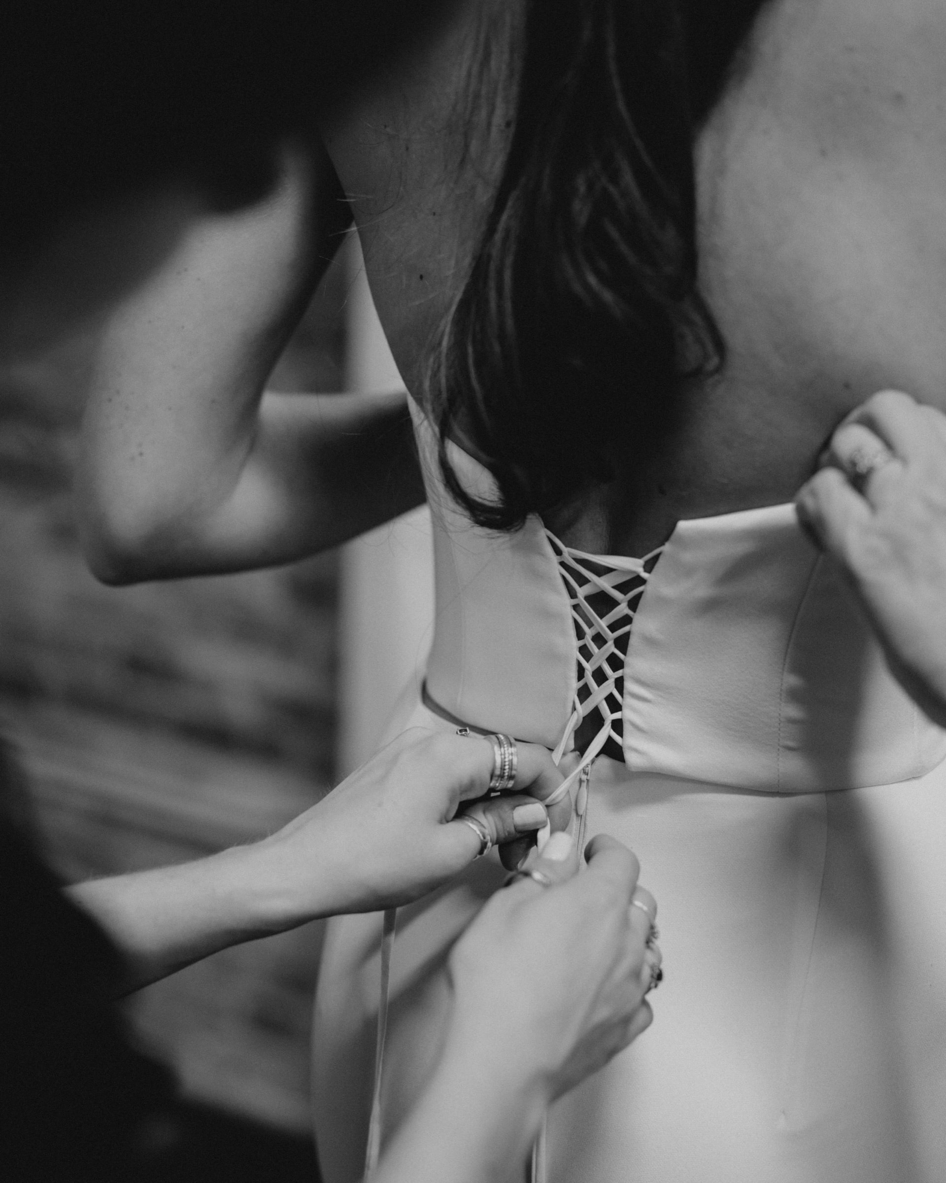 Documentary wedding scene from Nick and Kelsie's Starline Factory wedding