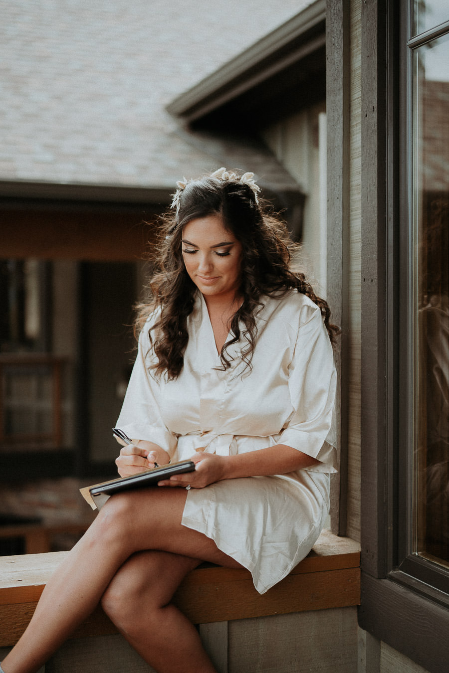 Writing vows before the ceremony