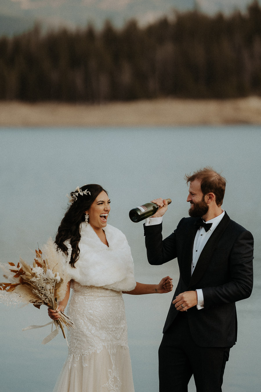 A toast after the ceremony